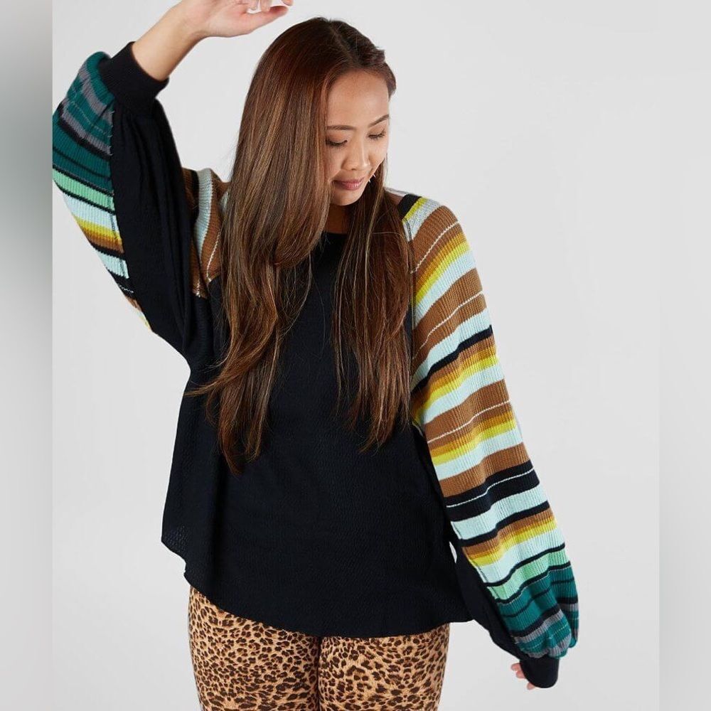 Free People Rainbow Dreams Top Size XS